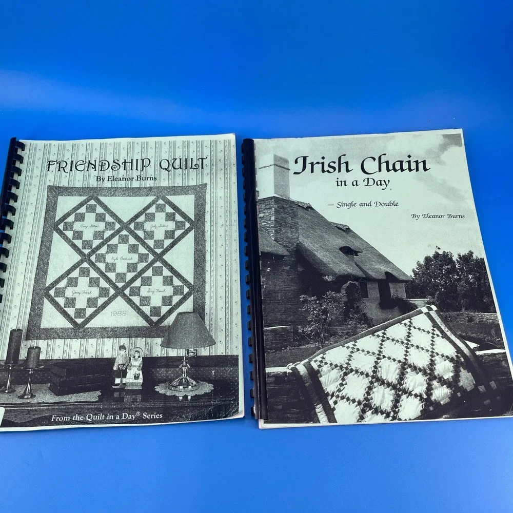 Quilting Book Lot x5 Quick Floral Irish Chain Friendship Womens Oral History